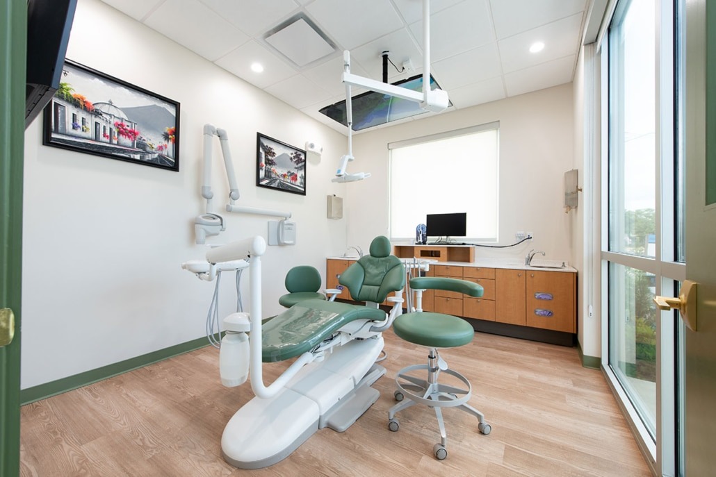 Green exam room